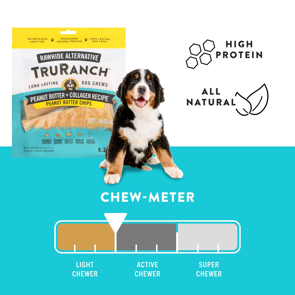 Sans cuir: TRURANCH Collagen Chips, option sûre.