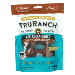 TRURANCH Os en collagène Bully – Morceau appétent pour un éventuel soutien des articulations.