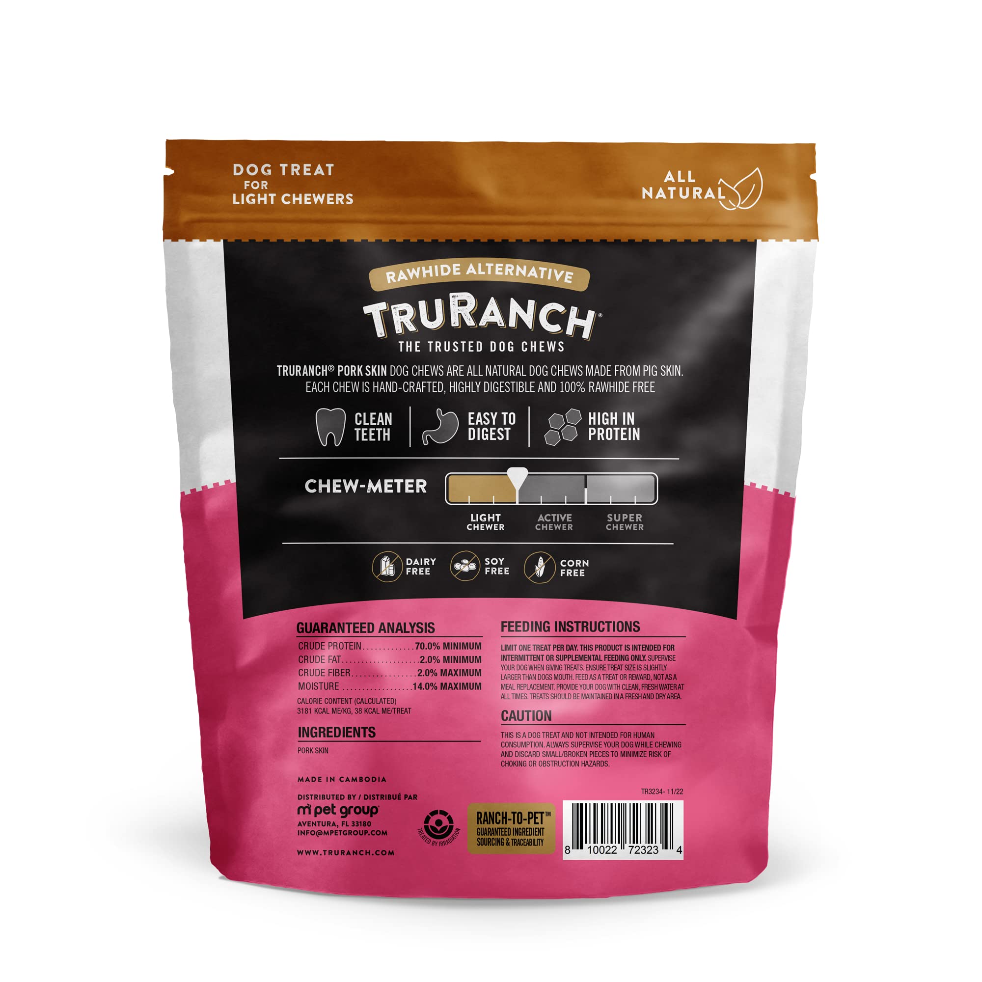 TRURANCH texture peau de porc fumé, bouchée savoureuse et croustillante.