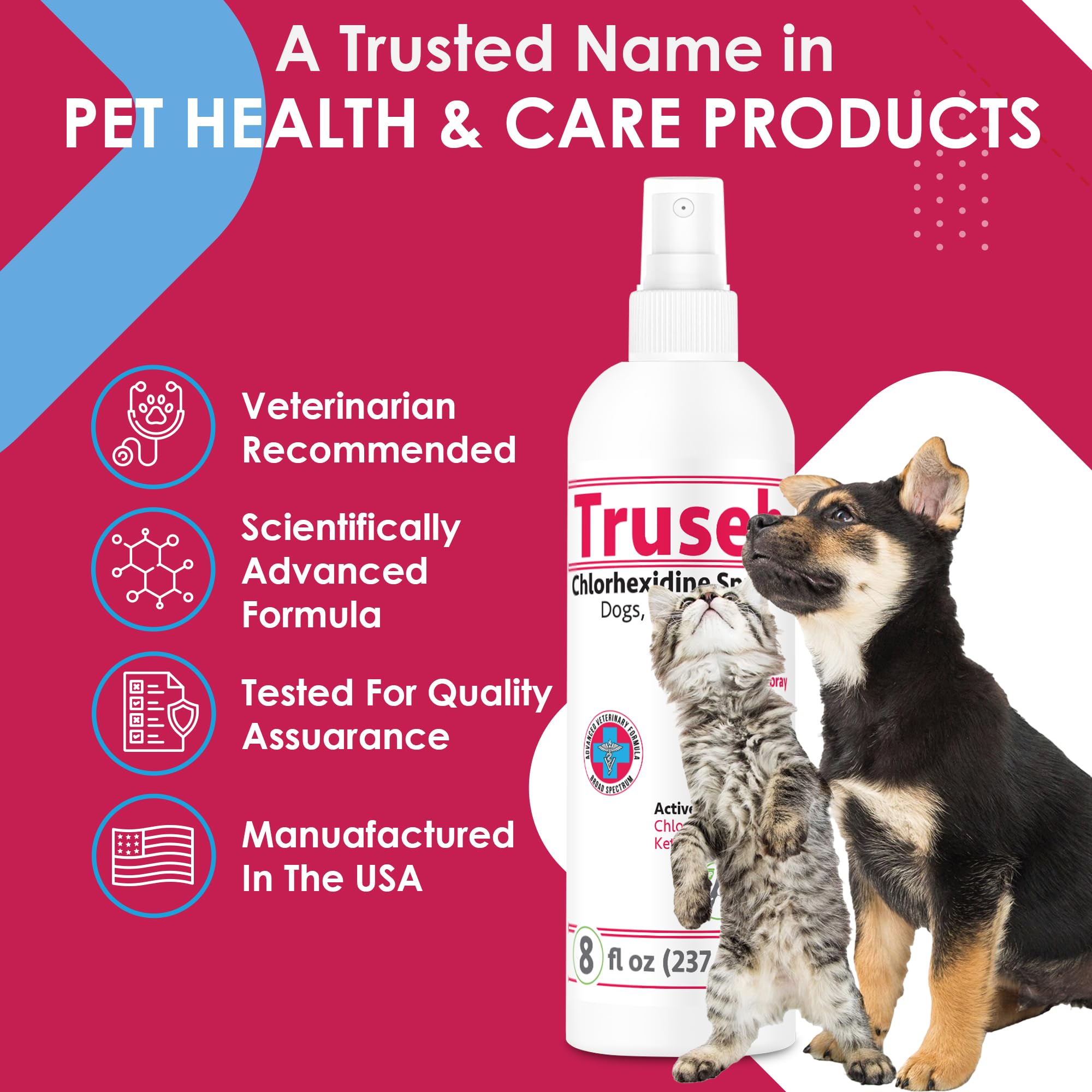 Truseb: emballage soigné prêt à l'emploi pour animaux.