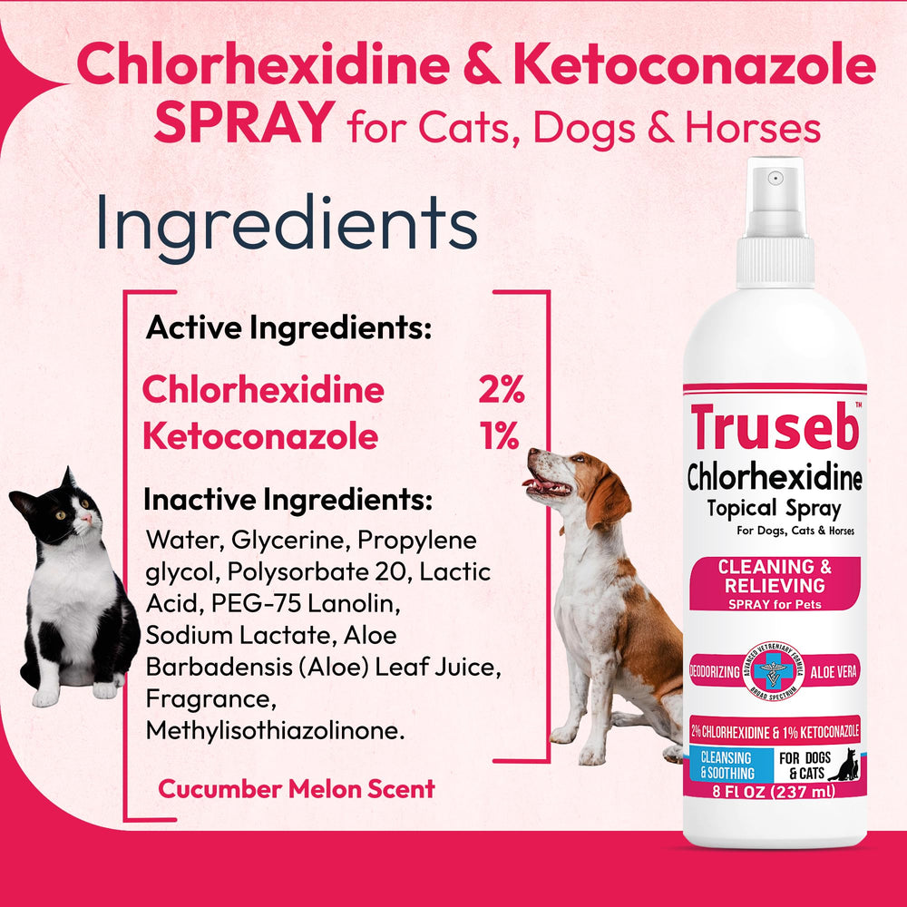 Étiquette Truseb Aloe Vera montrant une action nettoyante et apaisante.