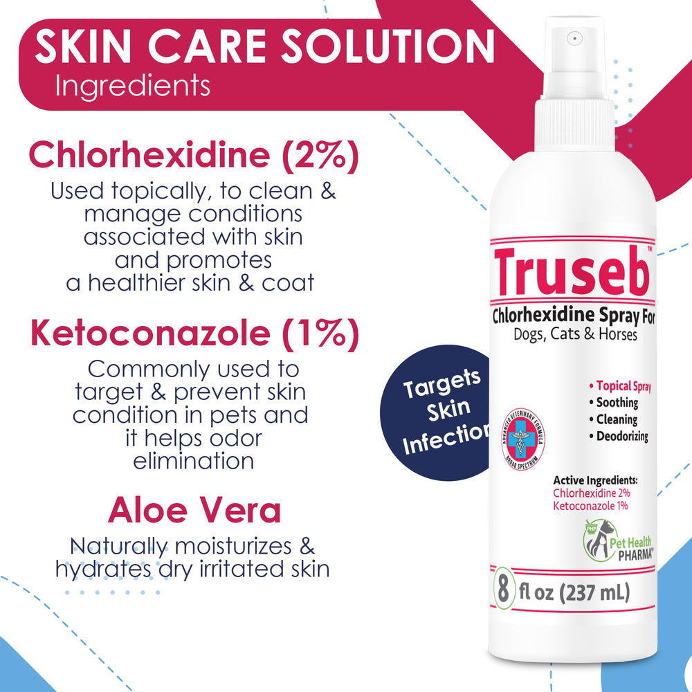 Truseb: étiquette du produit claire facilitant la routine de soins.