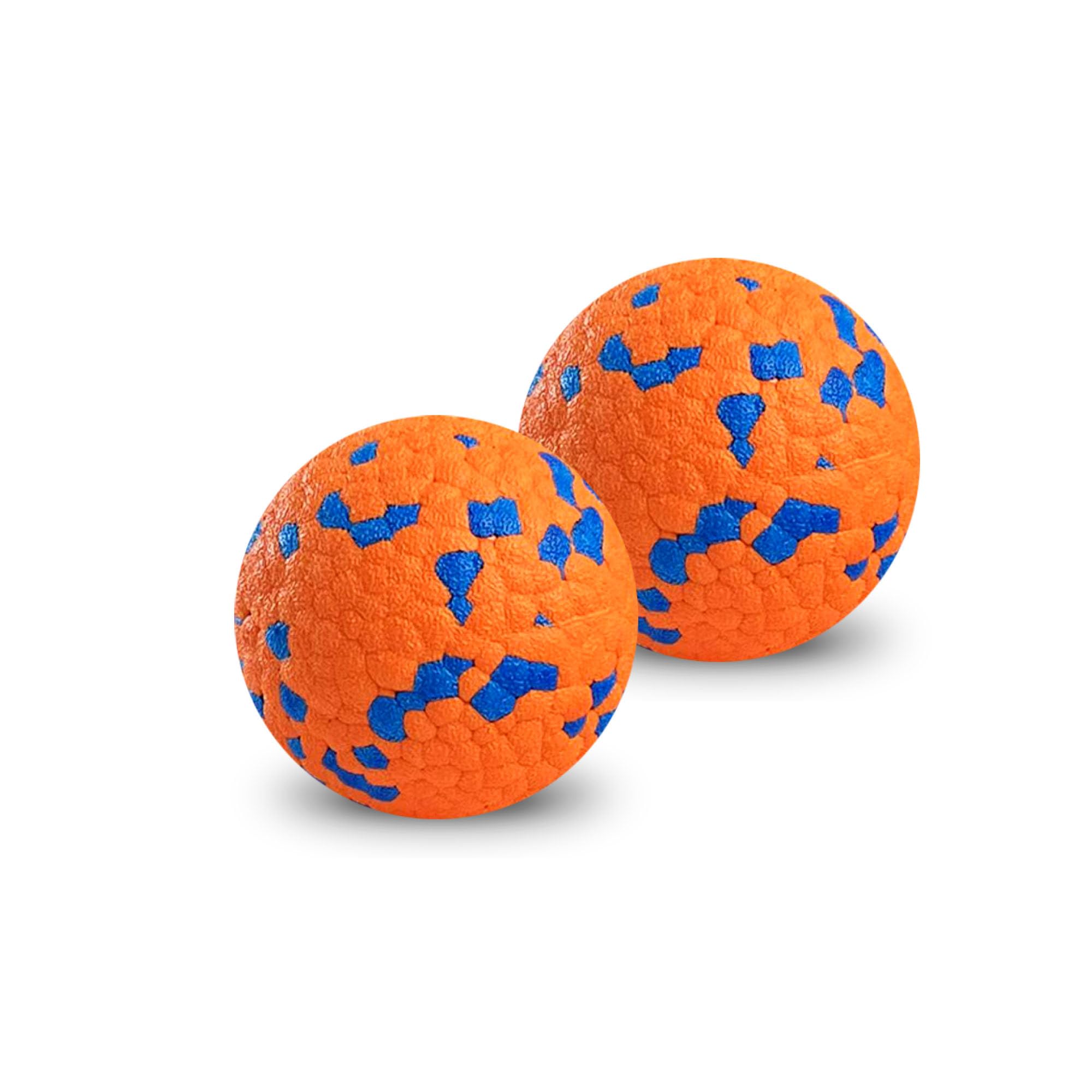 Trustic Balle en mousse 3 pouces orange, lot de 2, pour jeux en extérieur