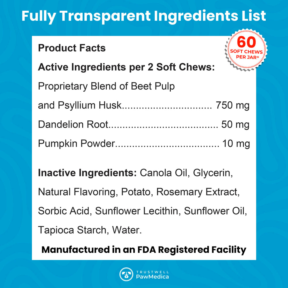 Trustwell PawMedica : complément-alimentaire-digestion-chiens pour une routine saine.