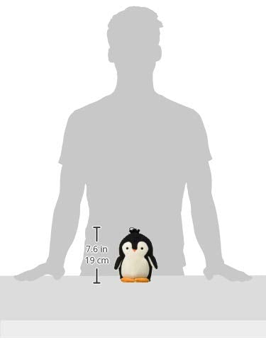 TrustyPup: pingouin peluche silencieux, parfait pour jeux nocturnes sans bruit.