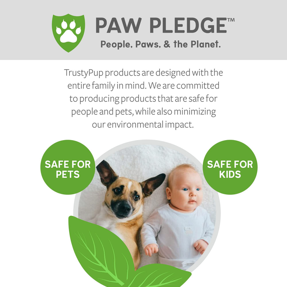 TrustyPup jouet sûr et conforme pour chiens et familles.