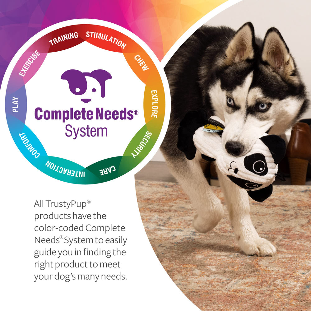 TrustyPup idéal pour câlins et jeux silencieux au quotidien.