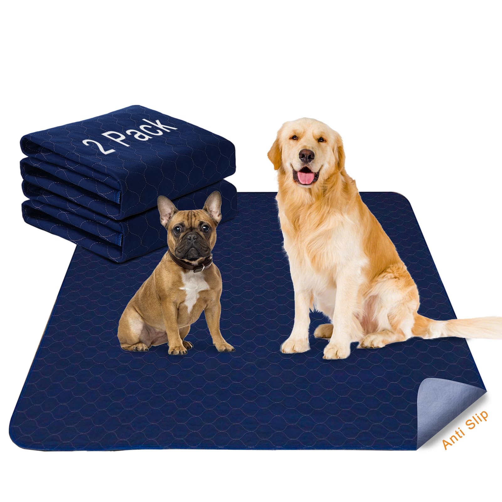 Tapis-pipi Trusupetta 53x53, grande surface idéale pour chiots et propreté.