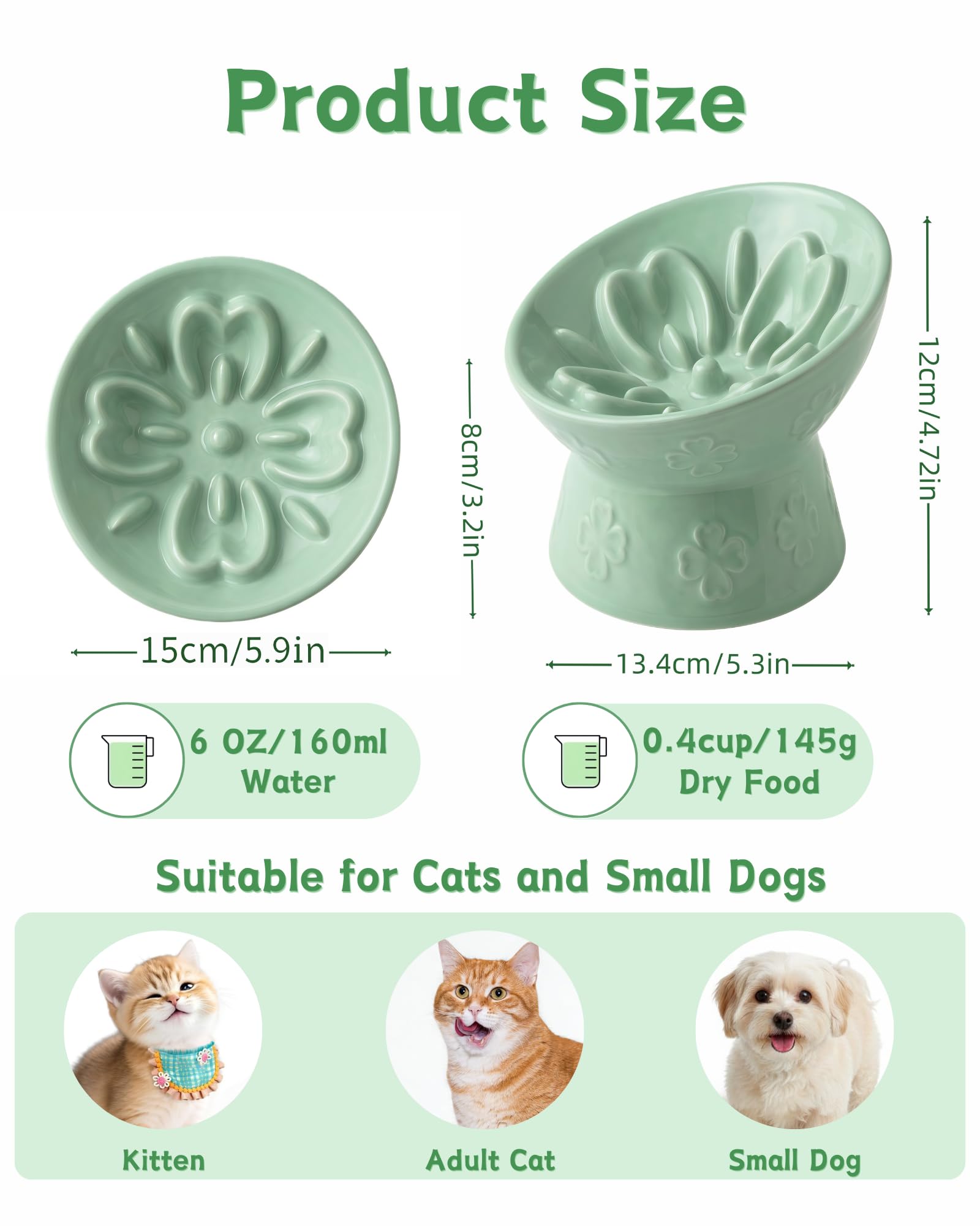 TRUVIC bol pour chat et petit chien, usage quotidien pratique.