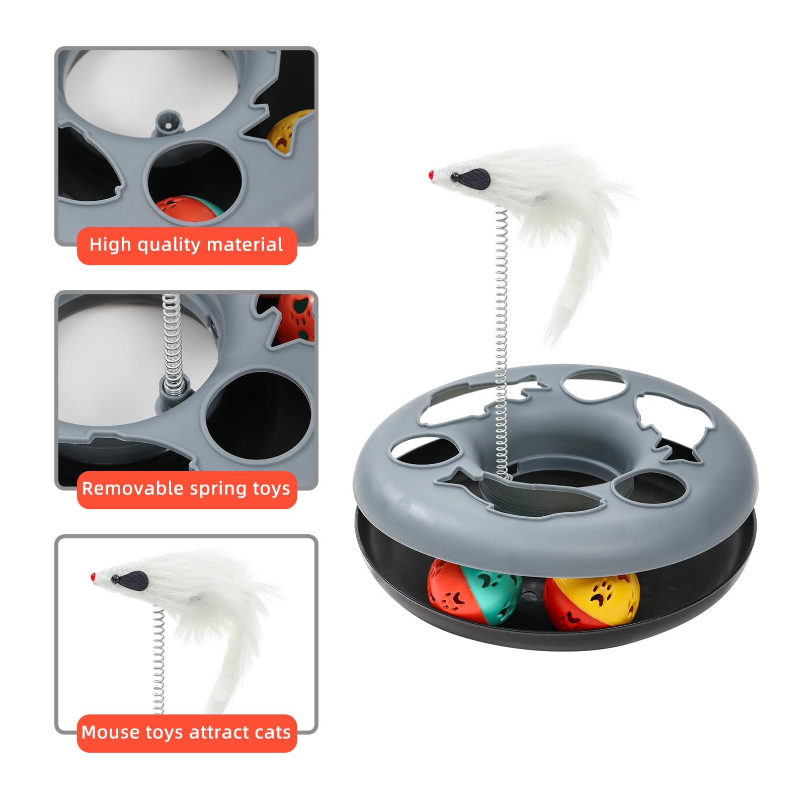 TSEB4TEP tunnel chat extensions labyrinthe, crée un parcours stimulant pour chats.