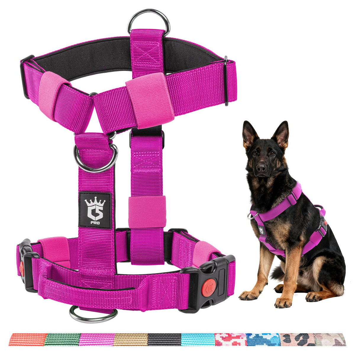Harnais TSPRO chien sans traction pour promenades plus calmes