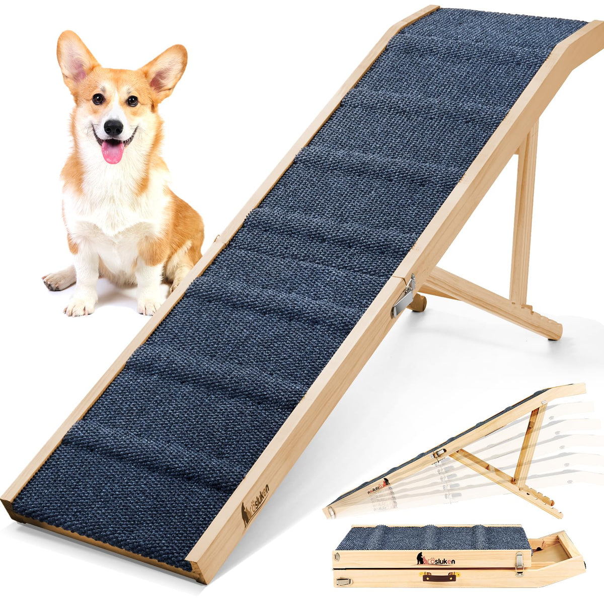 Rampe Tsukiko pour chien sur lit, 64 pouces, sécurité lors de la montée