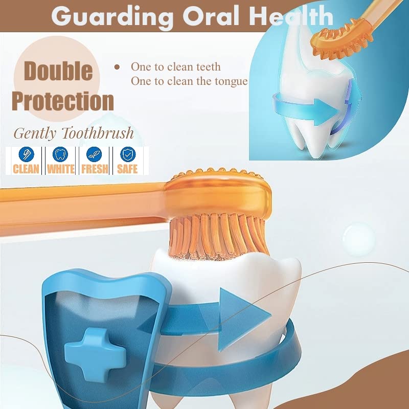 Tsxurepaw tete mini silicone 360: tête compacte pour atteindre toutes les dents.