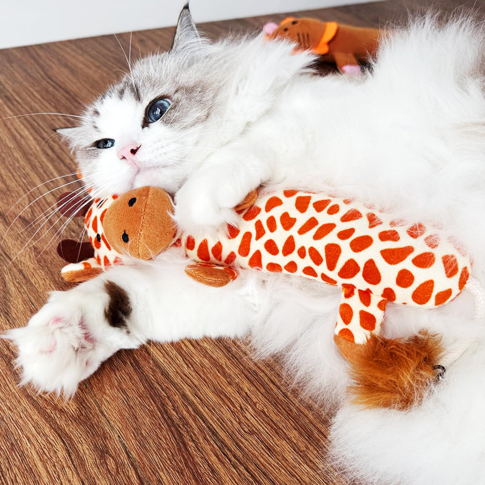 TTcat Design girafe chat: design girafe doux pour plaire aux chats.