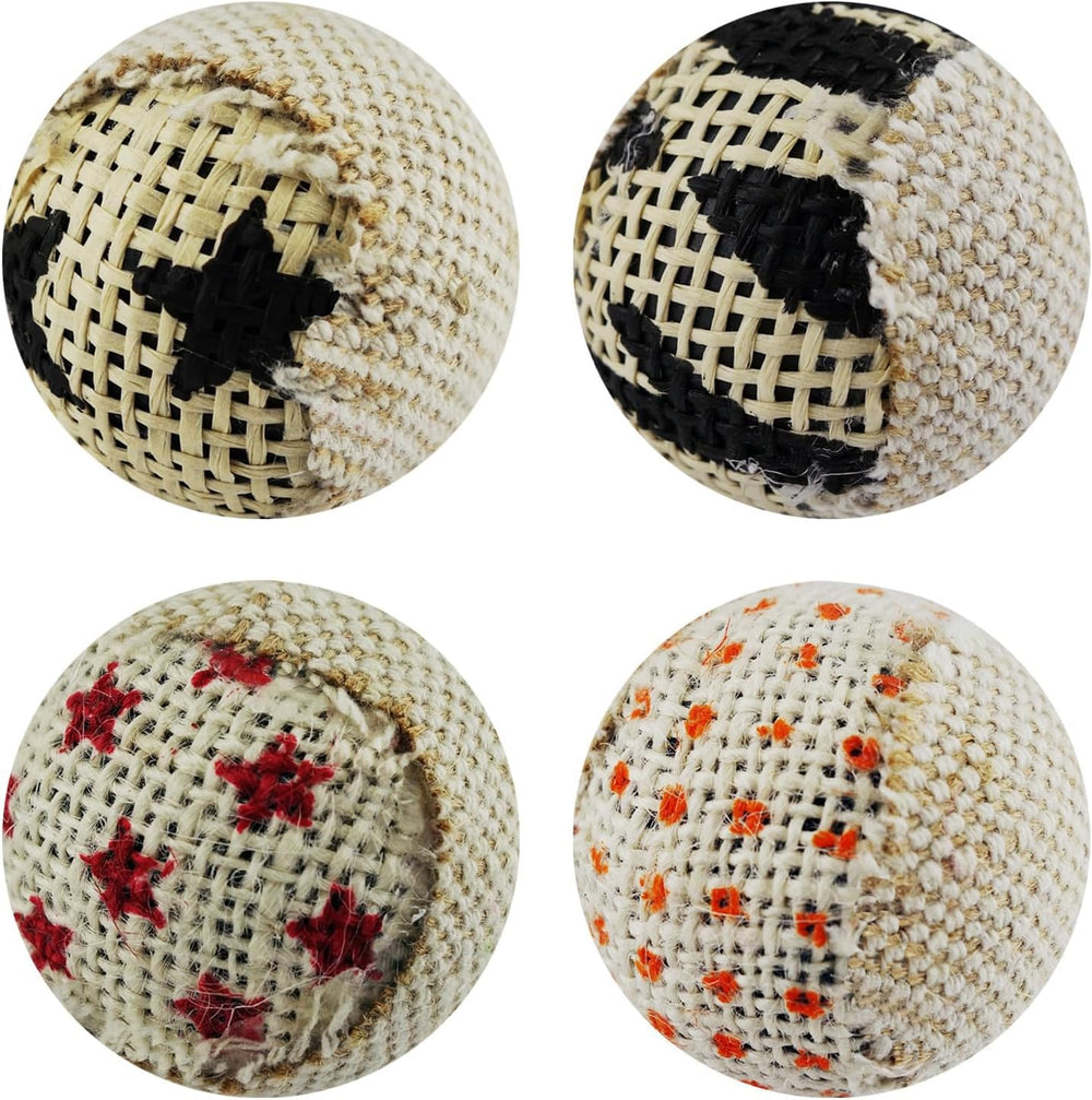 Ensemble de 4 balles TTcat interactives pour chats.