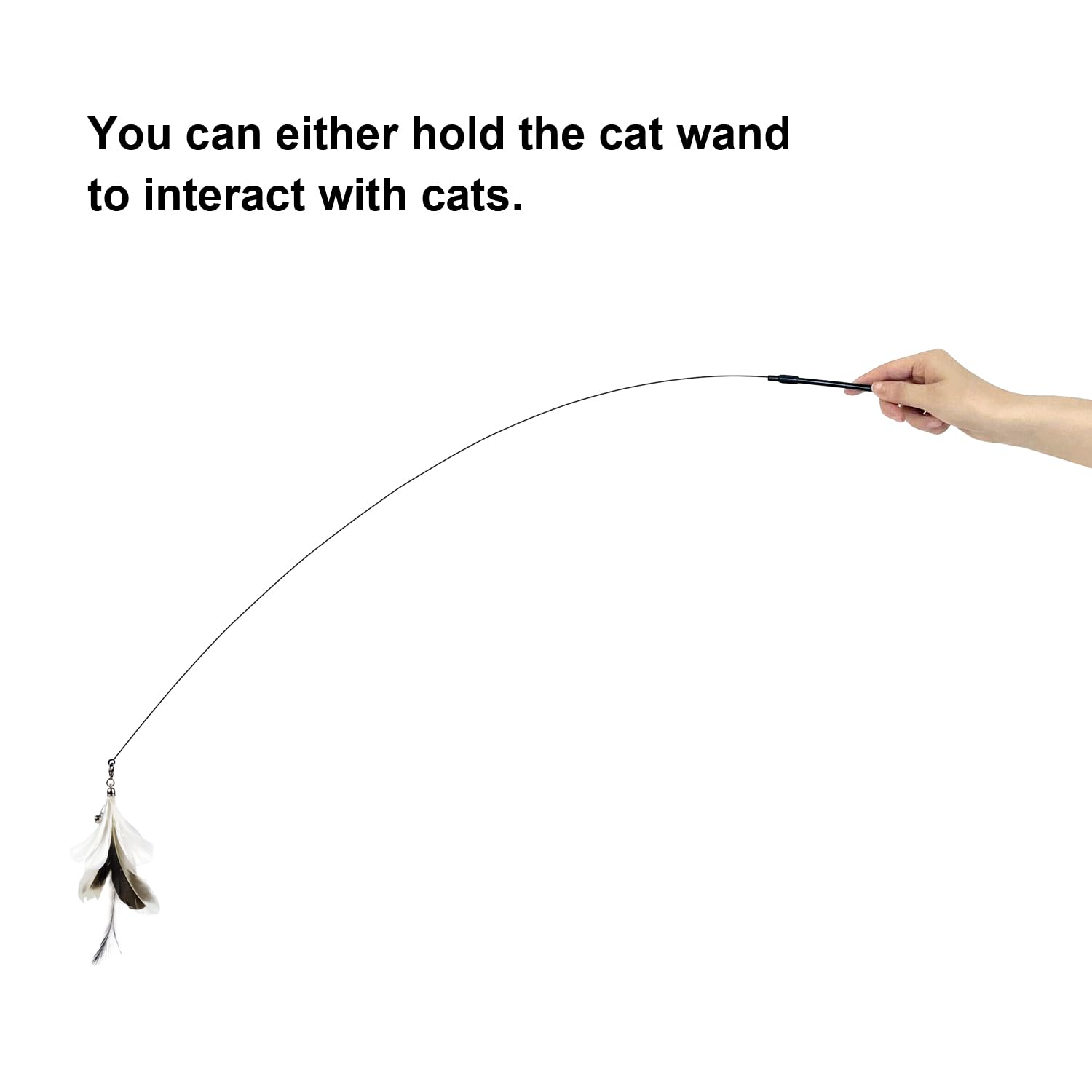 Jouet TTcat avec clochettes pour attirer le chat par le son.