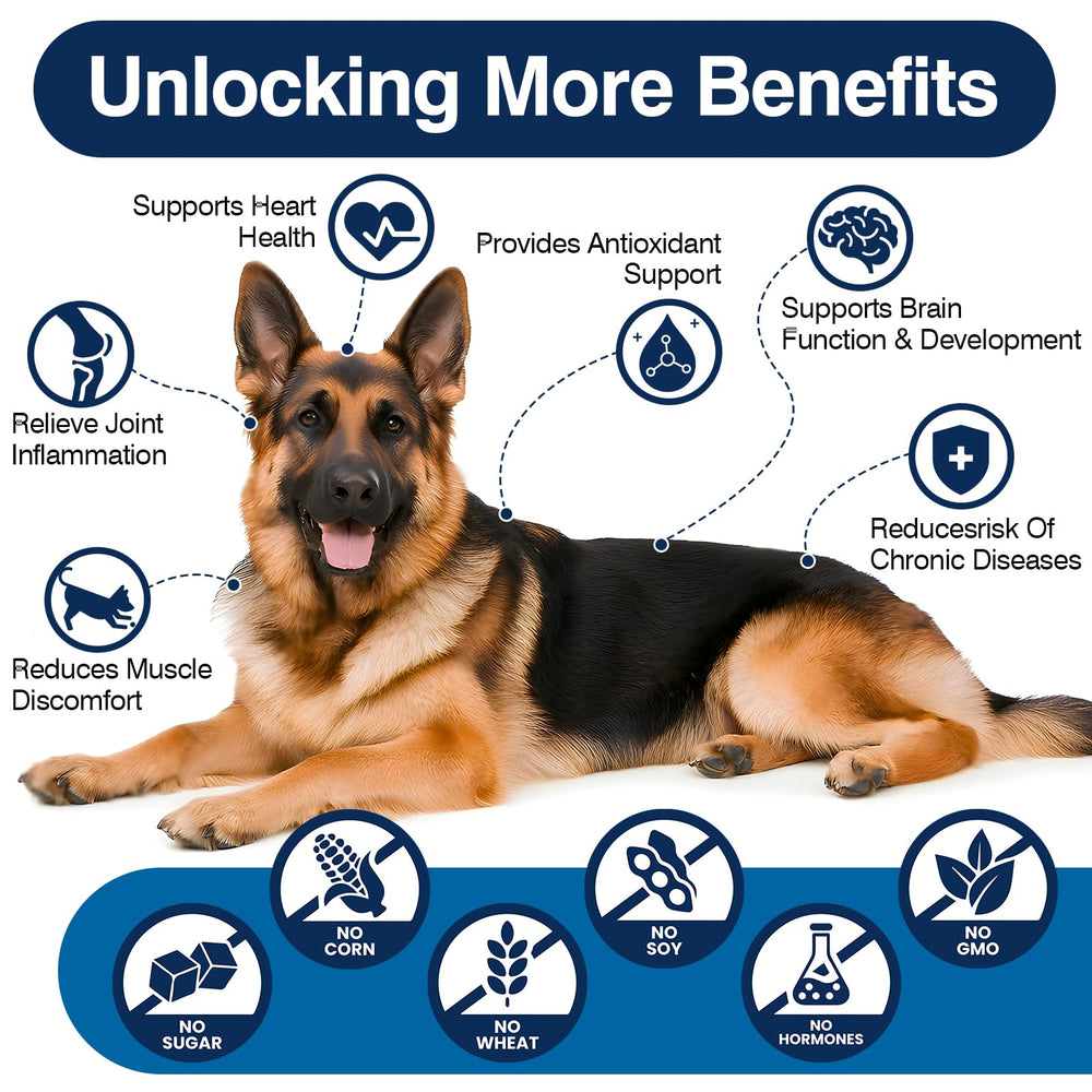 TTLXBL Omega3 – soutien cœur et articulations du chien.