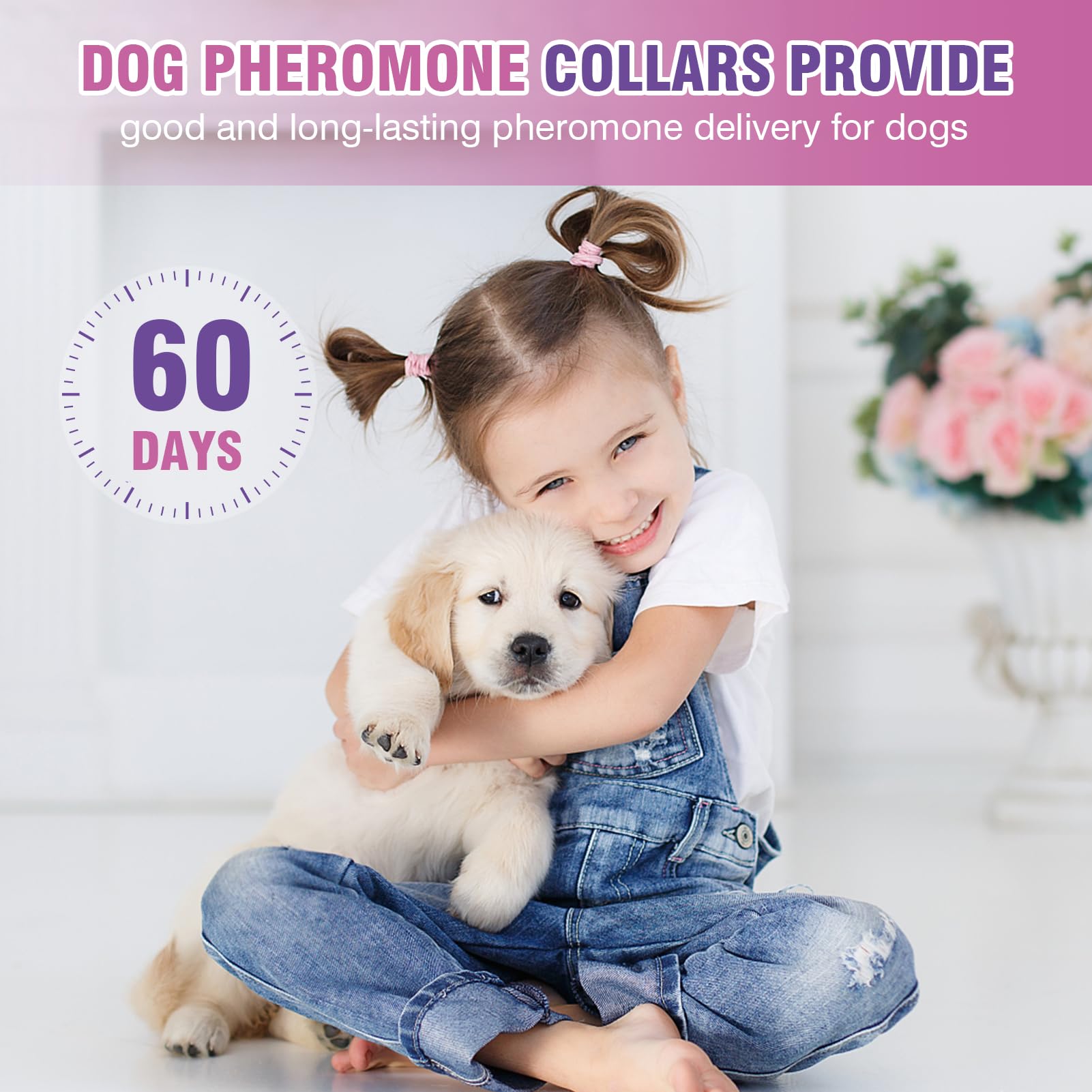TTLXBL collier phéromone chien – imperméable anti-stress, utilisable sous la pluie pour calmer durablement.