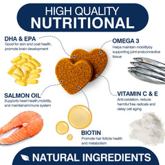 TTLXBL Omega-3: bouchées faciles à donner au goût poulet.