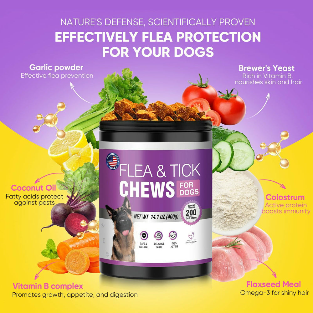 TTLXBL protection puces et tiques chien - comprimé facile à donner et durable.