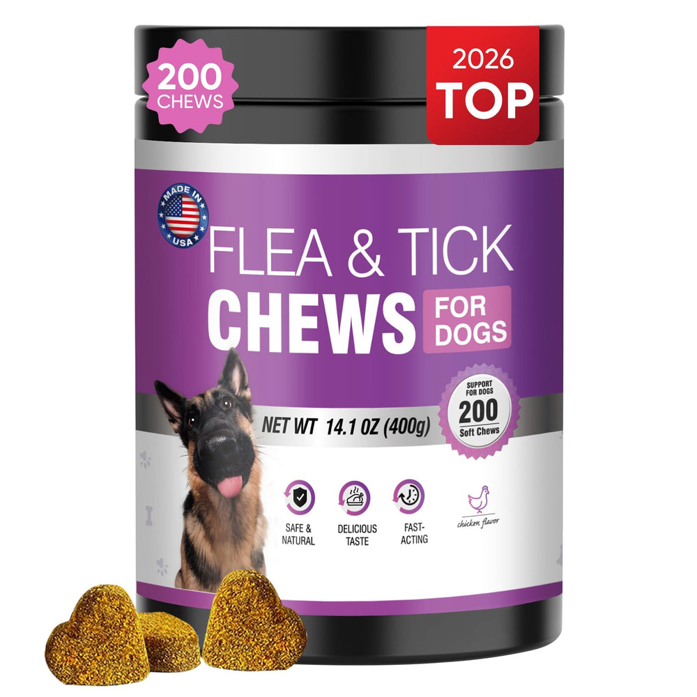 TTLXBL: traitement puces et tiques pour chien, comprimé goût poulet, pratique pour les propriétaires.