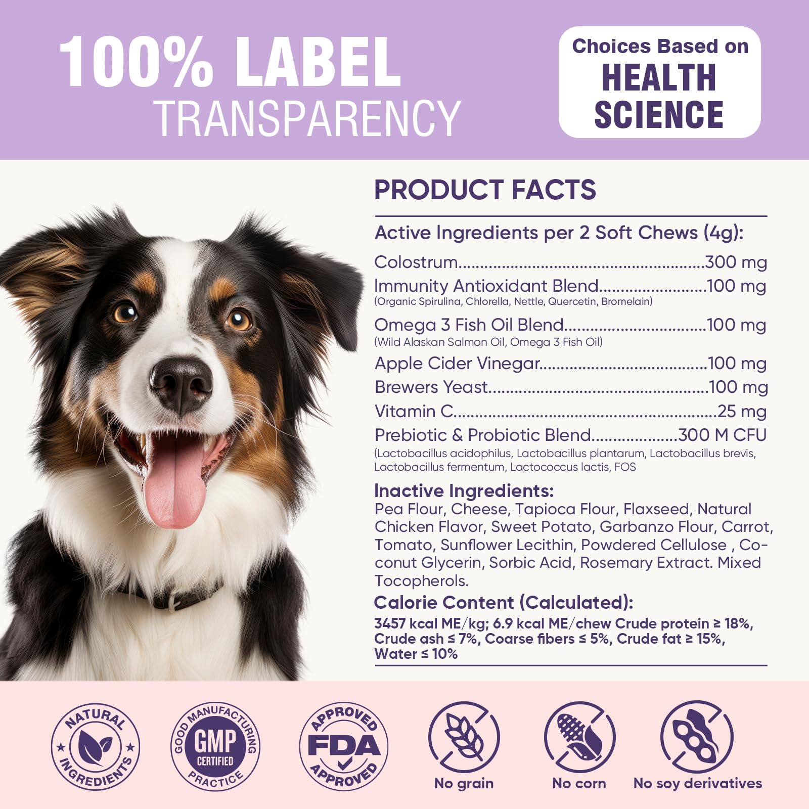 TTLXRL bouchées allergie chien – dosage flexible pour tous les chiens