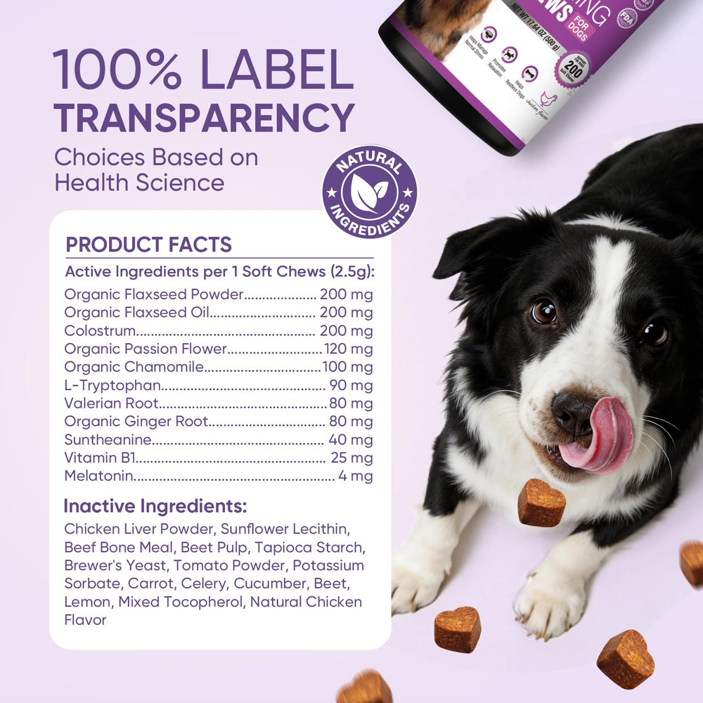 TTLXRL Calming Chews favorisent le sommeil et la detente nocturne.