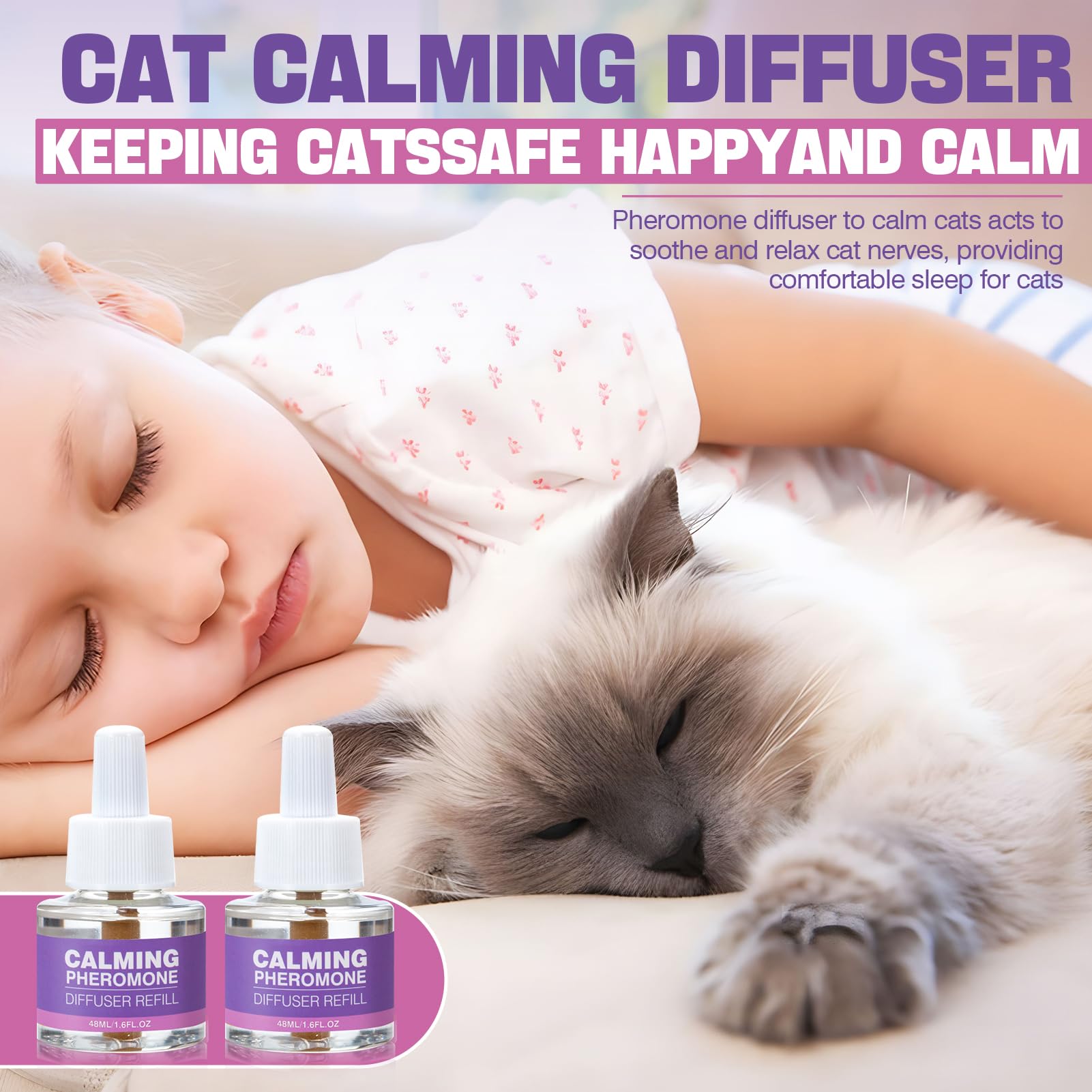 TTLXRL diffuseur pheromones chat usage simple, installation rapide et sans effort.