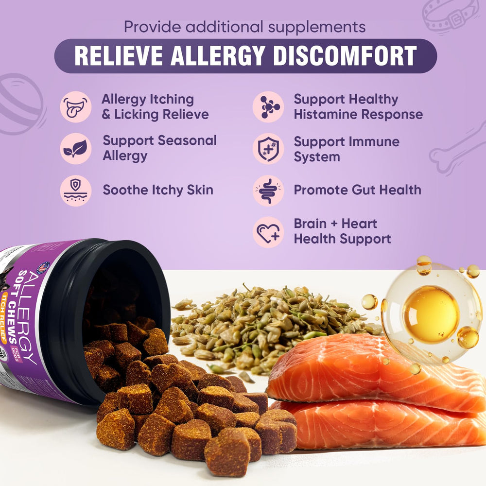 Texture douce des gommes TTLXRL pour chien allergie