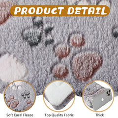 Tuanse tapis réversible gris, deux faces pratiques
