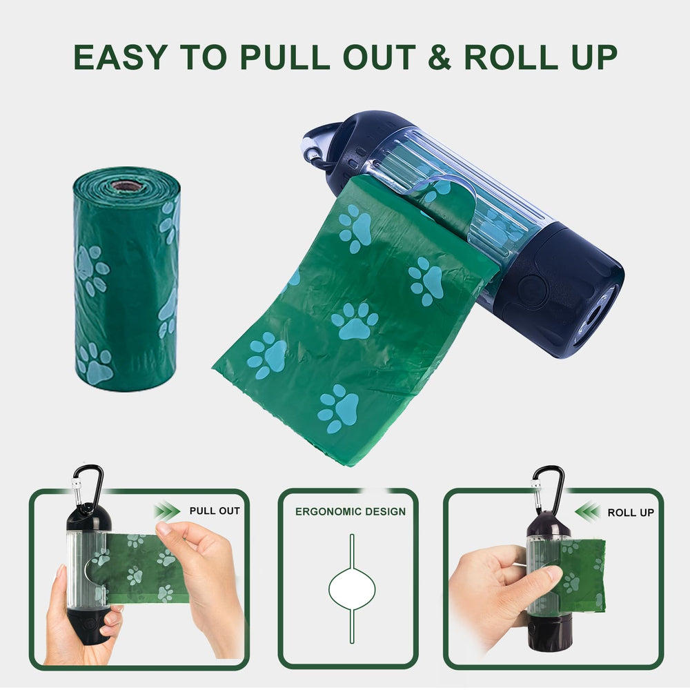 Tubasion utilisation à une main pour sortir rapidement un sac.