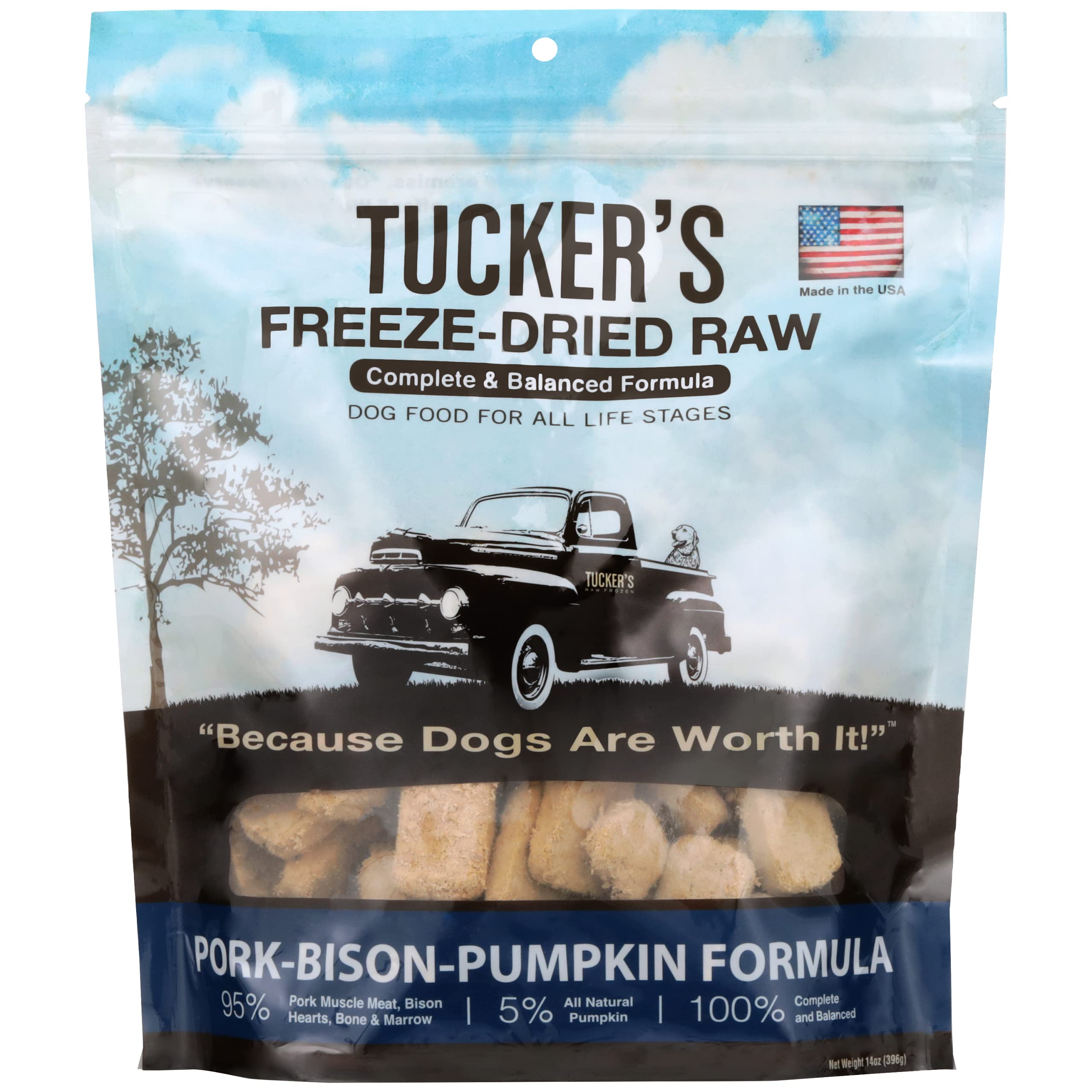 Sac de Tucker's Raw Frozen 14 oz prêt à nourrir