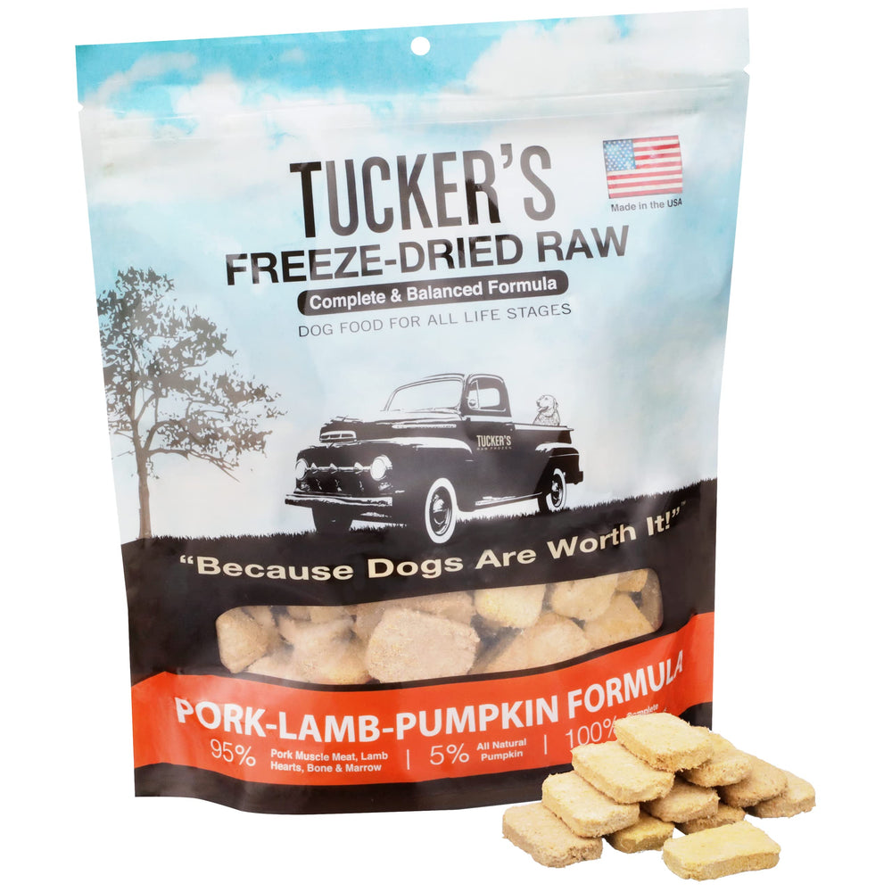 Tucker's Raw Frozen utilisation 3-en-1, peut servir de repas ou topping