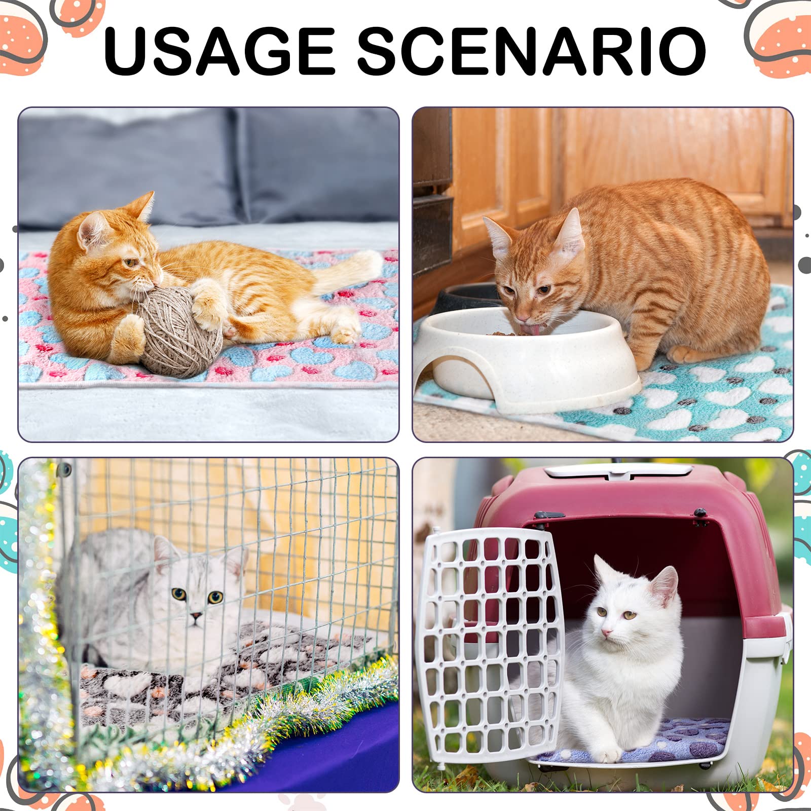 Tudomro tapis-couchage lavable et entretien facile pour animaux.