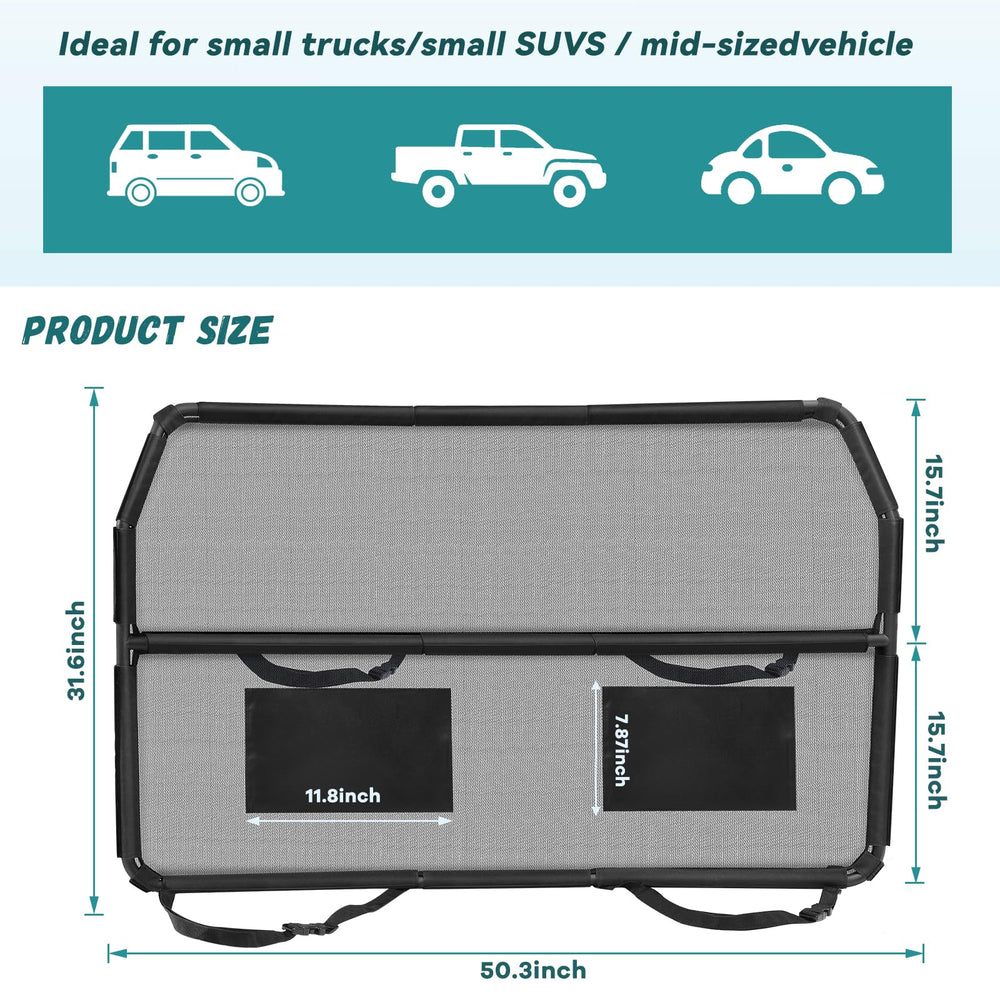 Montage rapide Tuenort: barrière chien sans outils pour SUV