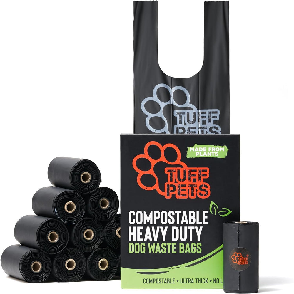 Sacs Tuff Pets épais pour chien, résistance lors du ramassage.