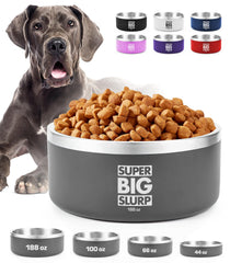 Bol Tuff Pupper 188oz, grande capacite pour nourriture et eau.