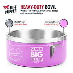 Bol Tuff Pupper acier inox 18/8 durable et résistant.