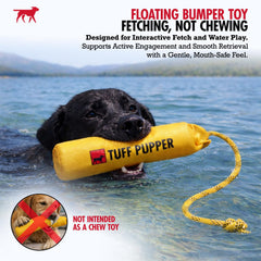 Jouet flottant Tuff Pupper pour utilisation en eau et neige