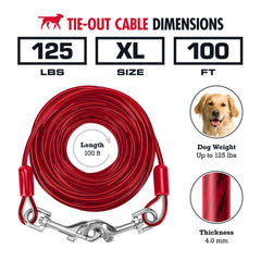 Clip tournant 360 degrés Tuff Pupper évitant les enchevêtrements