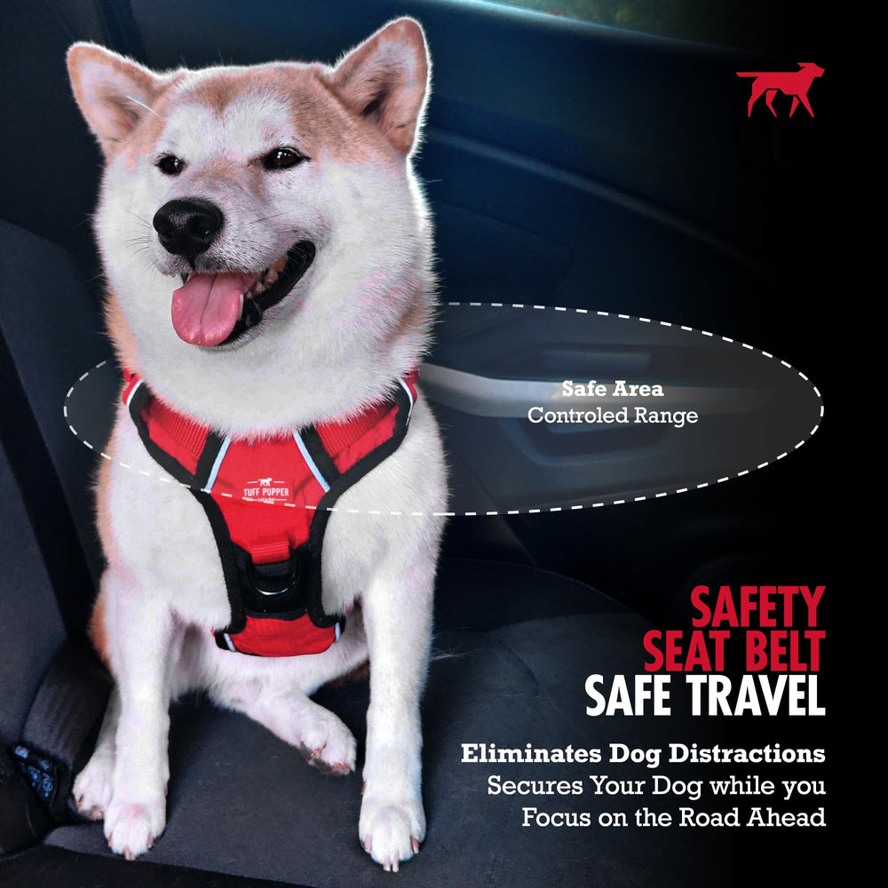 Sécurité Tuff Pupper aidant à réduire les distractions du conducteur.