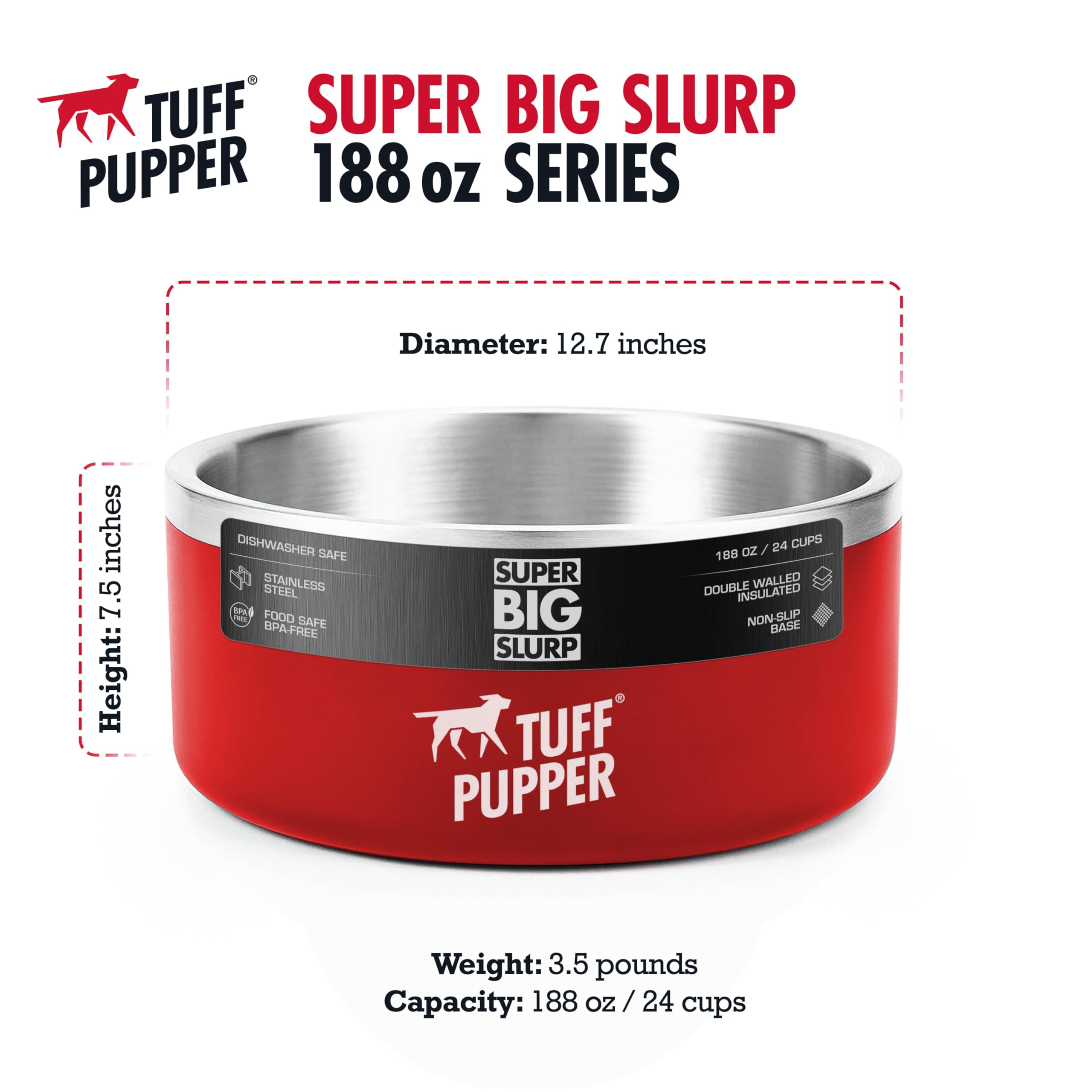 Idéal pour chiens de toutes tailles et familles multi-animaux.