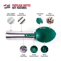 PupFlask, bouchon silicone anti-odeur, réutilisable et facile à nettoyer.