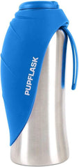 PupFlask de Tuff Pupper, bouteille eau 27oz, idéale pour les trajets.