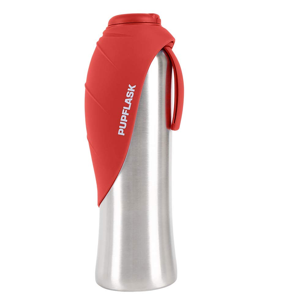PupFlask de Tuff Pupper, bouteille inox 40 onces, hydratation durable en voyage.