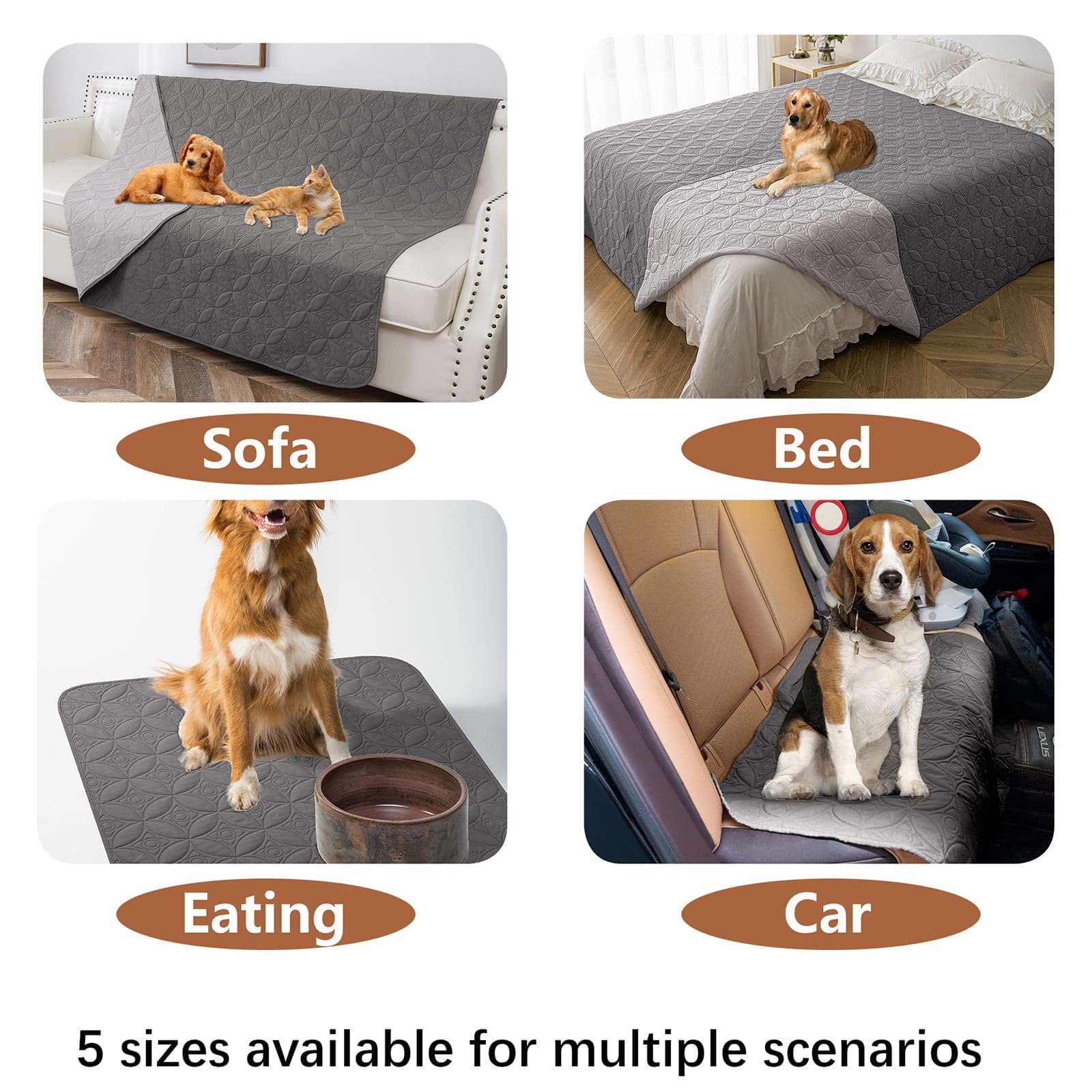 Idéal pour canapé et chaise, couverture Tuffeel petite surface.