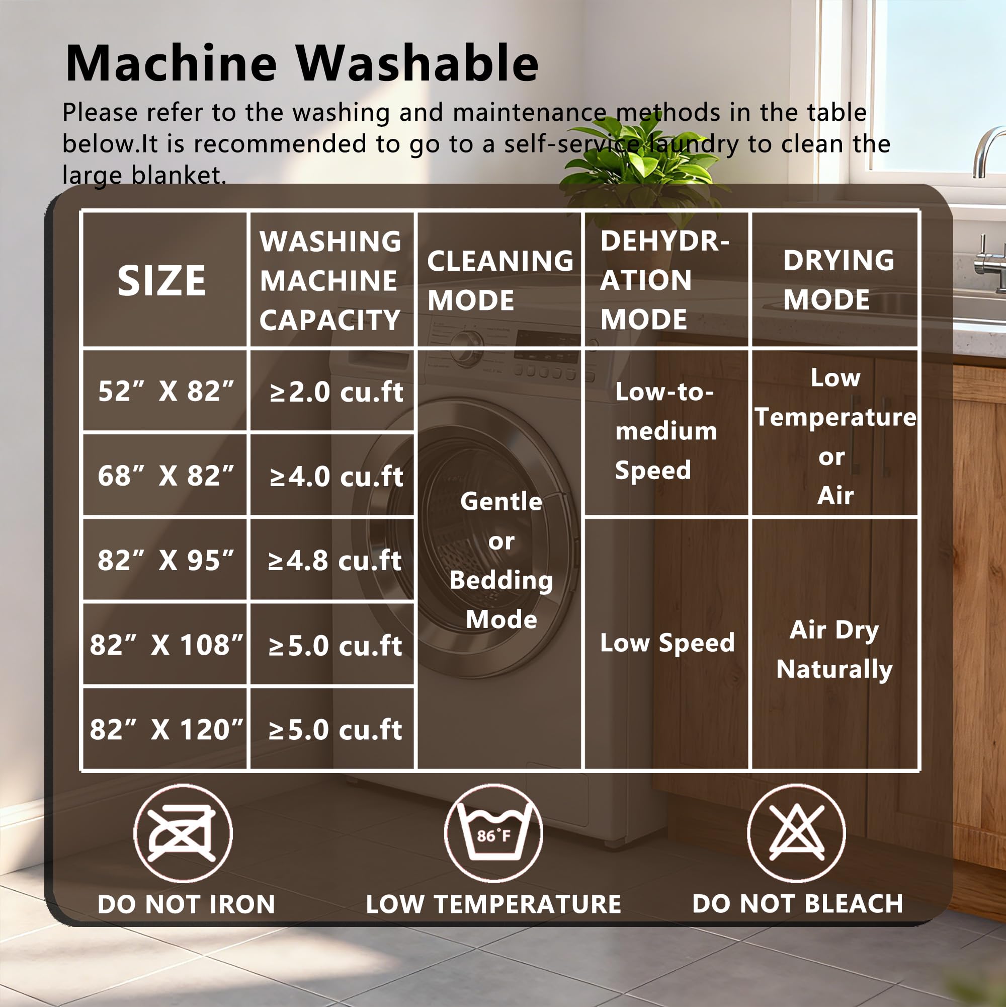 Lavable en machine, entretien facile.