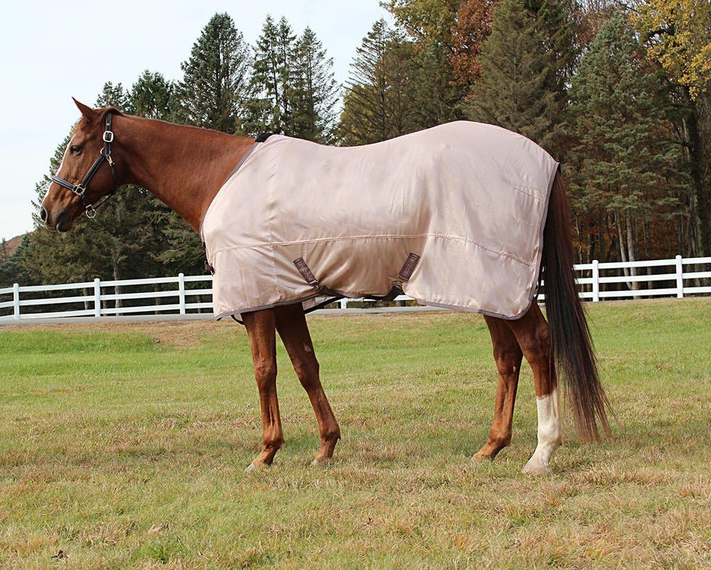 Drap anti-mouches TuffRider en mesh, cou standard, offre ventilation et confort estival.