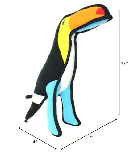 Jouet TUFFY Zoo Toucan, petit format ludique pour chiens actifs.