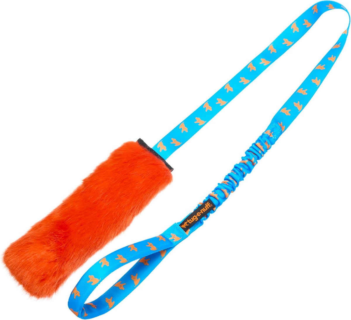 Jouet Tug-E-Nuff chasseur peluche sifflet fourrure — idéal pour jeux actifs et stimulants.